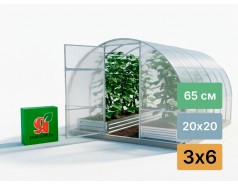 Теплица «Ясна 3 МЦ-65» 3x6 м