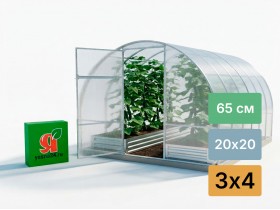 Теплица «Ясна 3 МЦ-65» 3x4 м