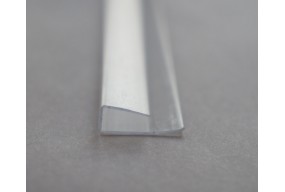 Профиль торцевой прозрачный 4 мм